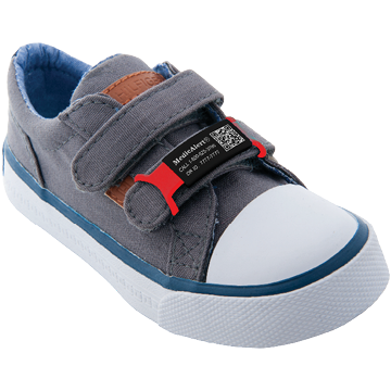 QR Code Shoe Tag Medical ID Red, Red, large image number 1